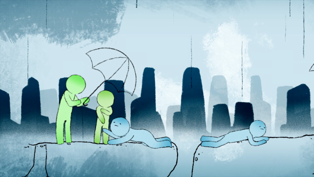 社會上的人對於精神疾病者不是很了解，有些會伸出援手，有些也不願意靠近