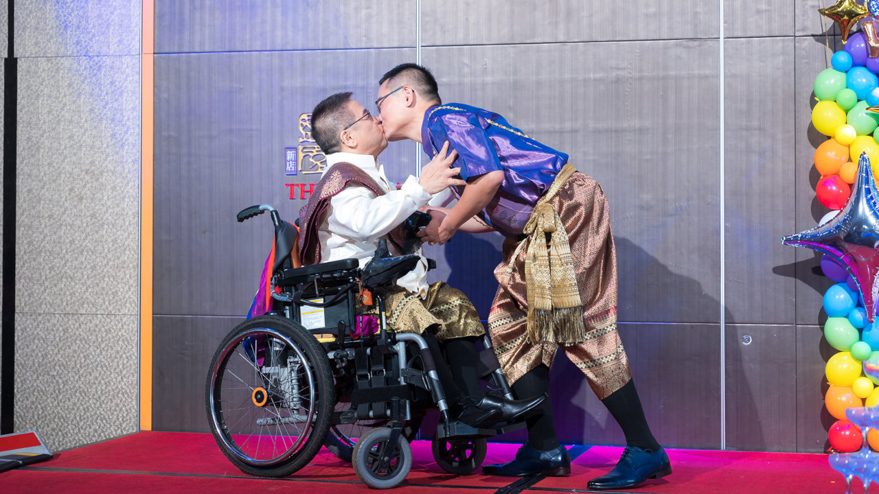 Vincent說殘障加同志這個身份是老天給他最大的一個祝福