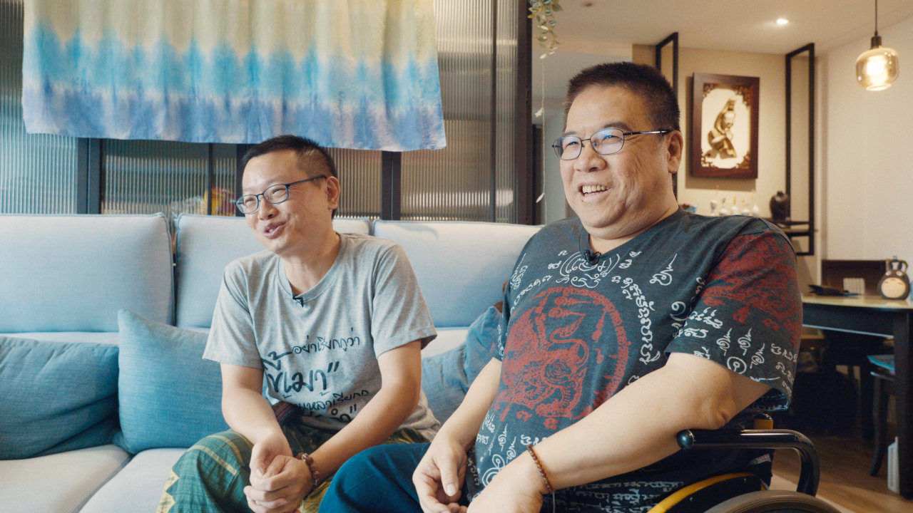 Vincent 在六十歲這年決定與伴侶Great步入婚姻