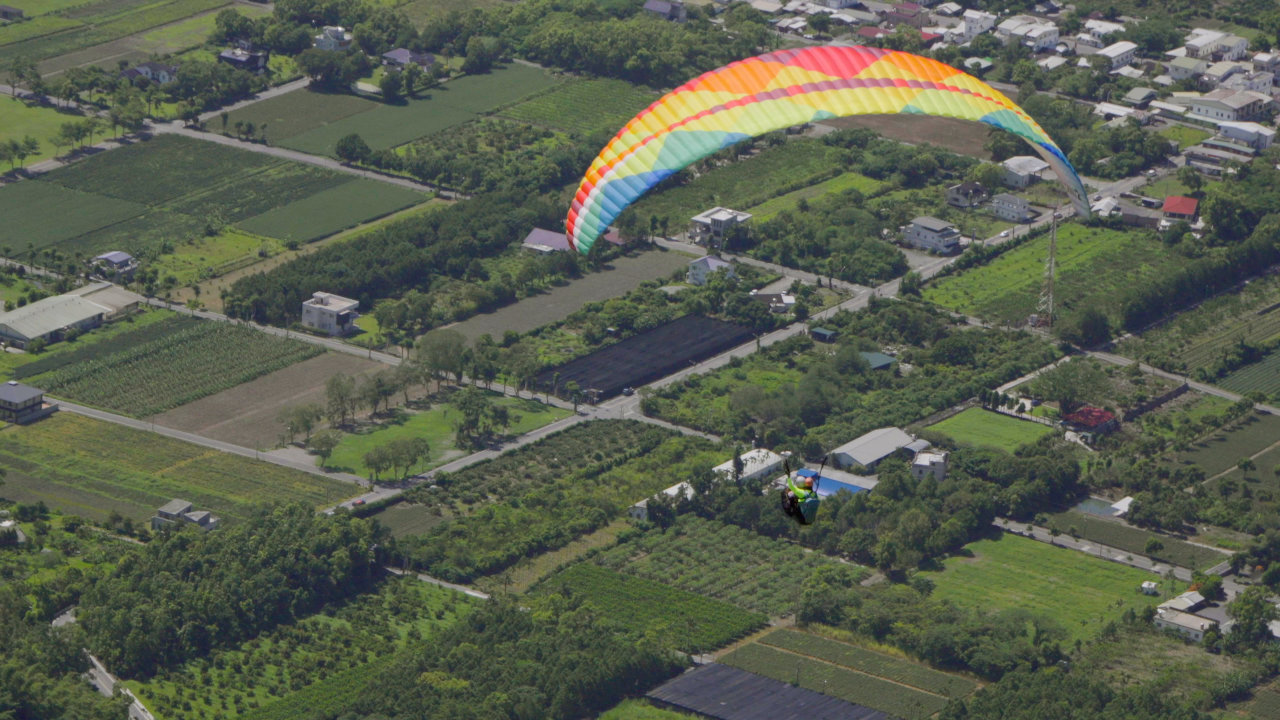 小米覺得在飛行傘上海闊天空