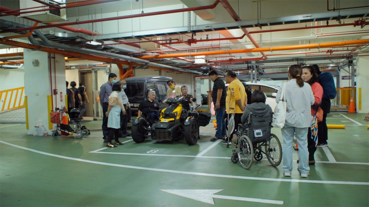 嘉義車友賞三輪重機