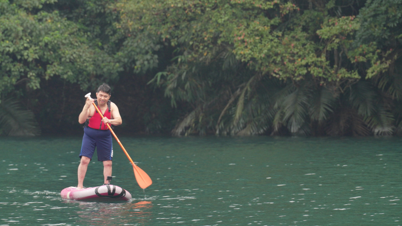 家興鼓勵其他視障朋友出門體驗各種活動